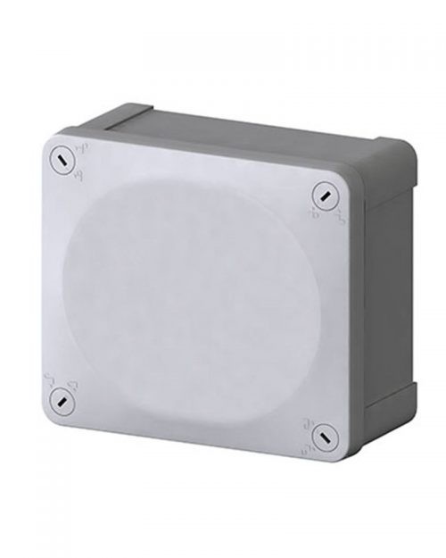 CAJA ESTANCAS IP 65 175X150X80 CON LADOS CERRADOS  Y PLACA CON TORNILLOS | ROYER