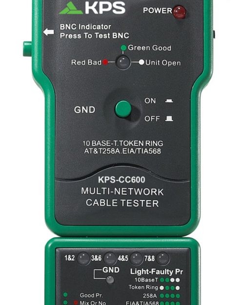 COMPROBADOR DE CABLEADO DE DATOS BNC Y RJ45