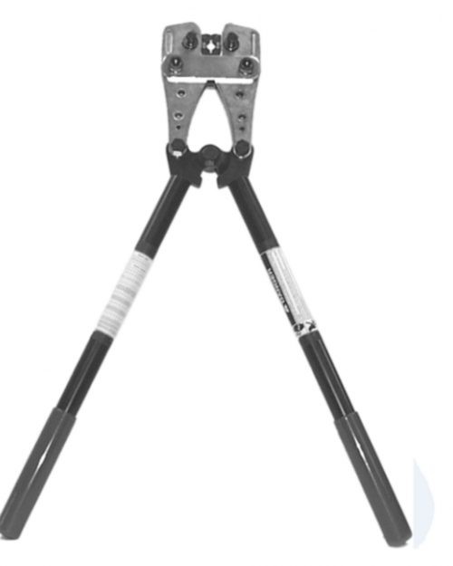 Herramienta Mecanica Para Aplicar Terminales Y Empalmes De Cal. 8 Awg A 4/0 Awg, Burndy