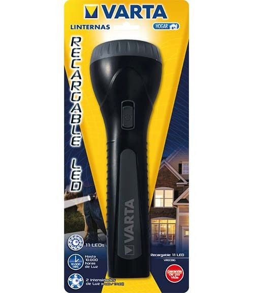 LINTERNA DE MANO RECARGABLE (VRBIG110VF) VARTA-RAYOVAC