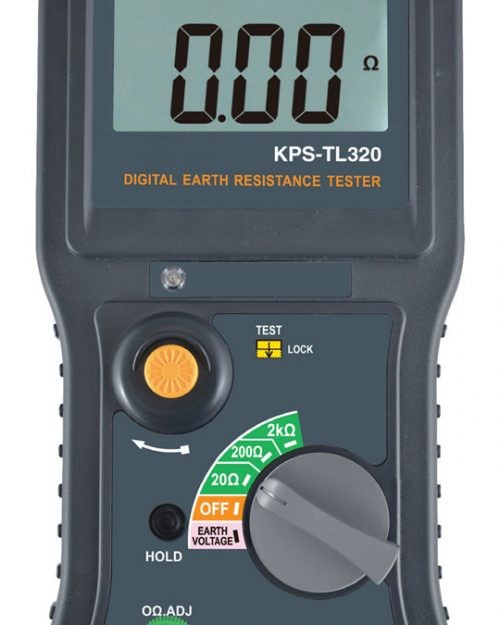 MEDIDOR DE TIERRA DIGITAL FORMATO MULTIMETRO 2/3 POLOS, 0-200V, 0-2K OHMS