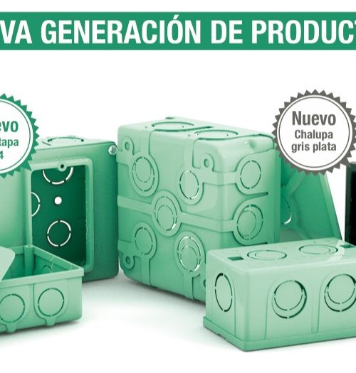 CAJA CHALUPA DE PVC 13MM (1/2) GRIS