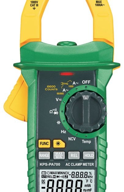 PINZA 1000A CORRIENTE AC, VOLT AC/DC, TRMS, TEMPERATURA