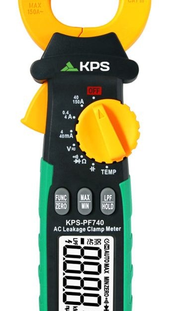 PINZA DE FUGAS 150A CORRIENTE AC MILIAMPERES, VOLT AC/DC, TEMPERATURA