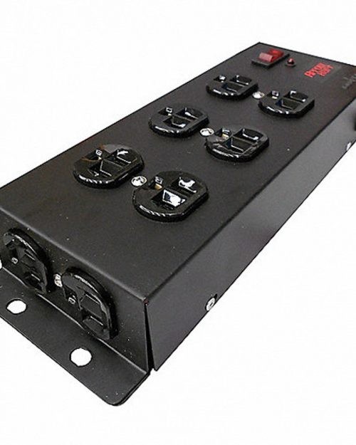 SPU01B | SUPRESOR DE PICOS 8 OUTLETS INDUSTRIAL COLOR NEGRO | ARROW HART