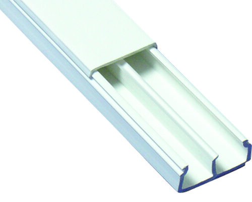 CANAL EN PVC DE 20X10X2500MMTIPO TMK BLANCO C/DIVISION