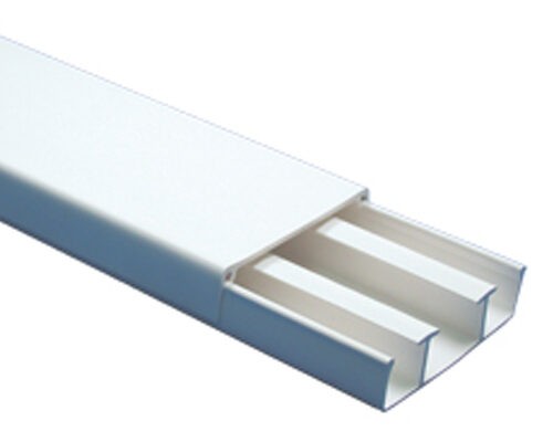 CANALETA P.V.C. 18X62X2500MM BLANCA MCA. THORSMAN