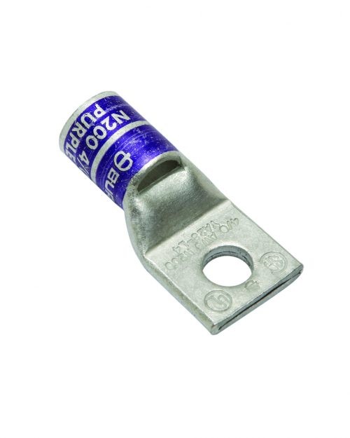 Zapata Terminal De Cobre Cal. Del Con. 4/0 Awg Tor. De 1/4 Mca. Burndy