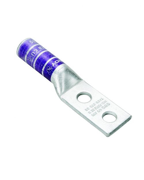 Zapata Terminal De Cobre Cal. Del Con. 500 Mcm Tor. De 1/2 Mca. Burndy