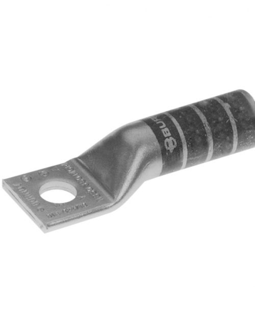 Zapata Terminal De Cobre Cal. Del Con. 6 Awg Tor. De 1/4 Mca. Burndy