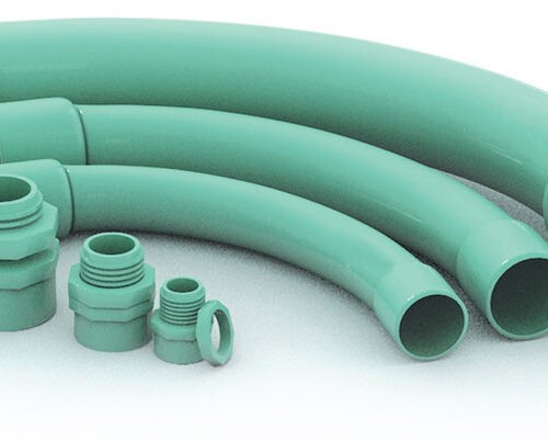 CODO PARA TUBO CONDUIT DE PVC PESADO 51MM. (2)