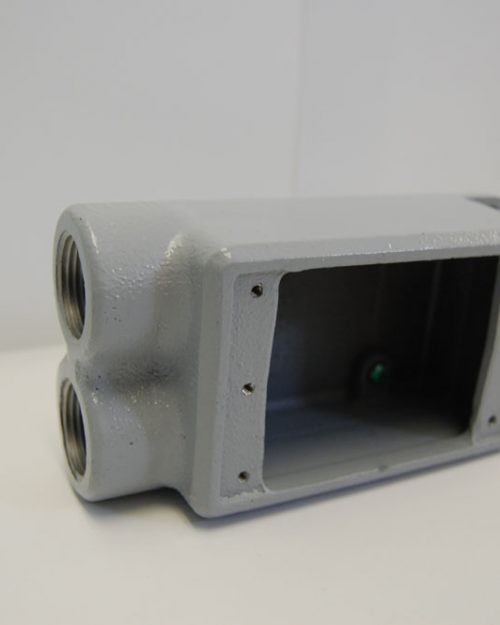 CONDULET SERIE RECTANGULAR TIPO  FSS  DE 19MM. ( 3/4 ), MCA. CHD.