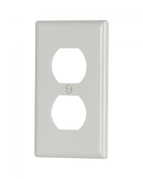 5132W | PLACA PARA RECEPTACULO DUPLEX NYLON BLANCO | ARROW HART