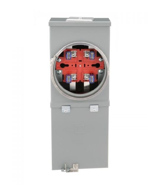 Base integral para medidor de 4 mordazas. 125 A